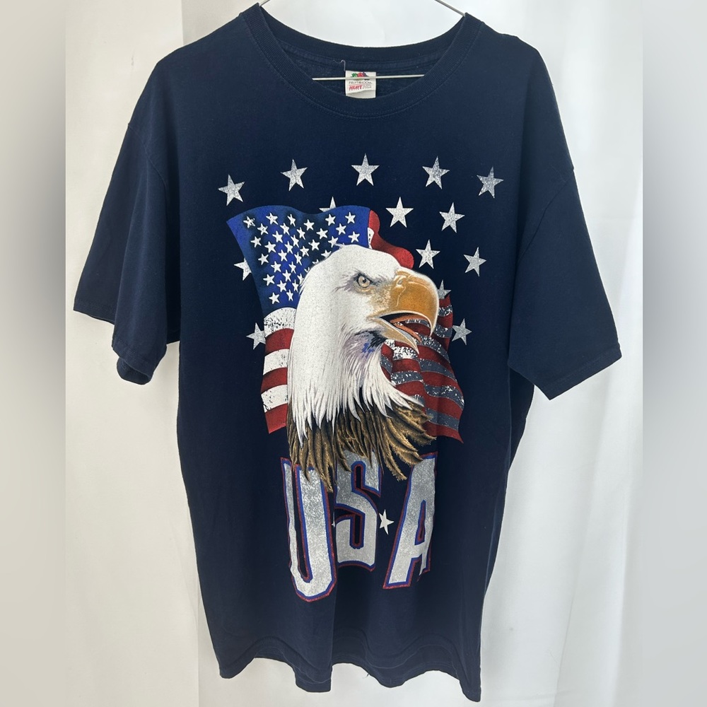 VTG Fruit of the Loom USA Eagle Graphic Tee